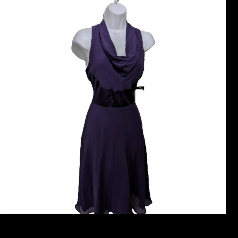 NWT Donna Ricco 100% Silk Fit Flare Dress 4 Sleeveless Fairy Whimsical - Picture 3 of 9